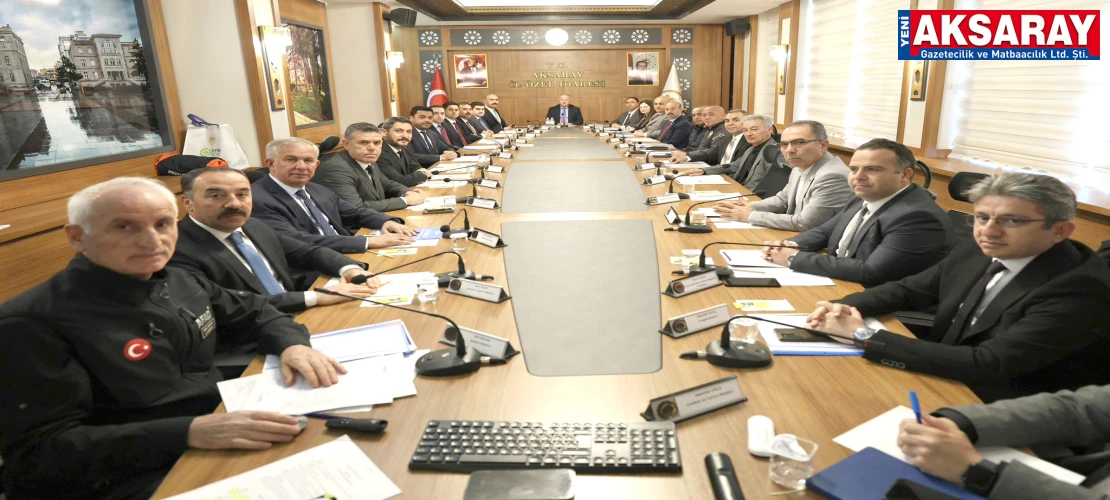 VALİ DURU’DAN "SIFIR TAVİZ" TALİMATI Aksaray’da huzur ve güvenlik zirvesi