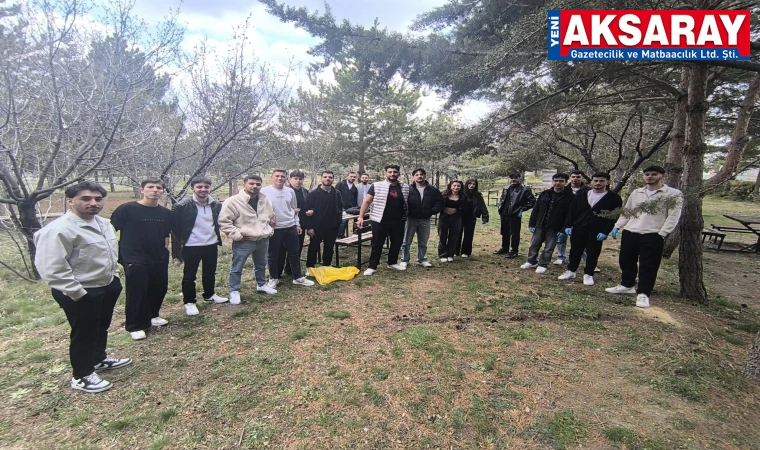 "YEŞİL" SEFERBERLİK  Öğrencilerden örnek çevre temizliği