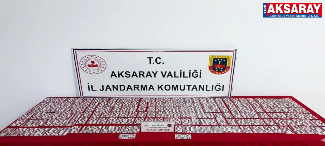 3 BİN 752 ADET SENTETİK UYUŞTURUCU Adana’dan Getirdiler Aksaray’da yakalandılar