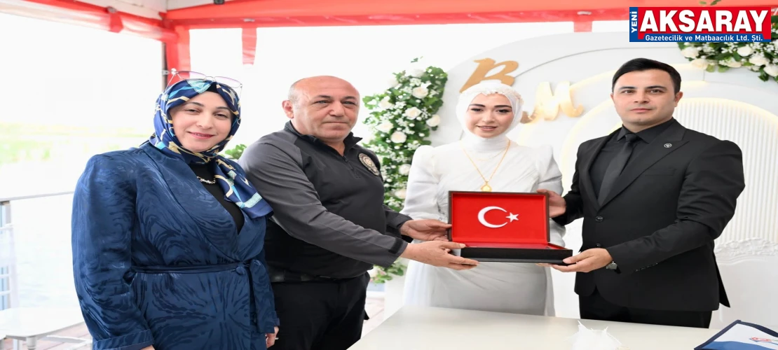 AKSARAY EMNİYETİNDEN MUTLU GÜN Emniyet Müdürü Bekir Demir nikah şahidi oldu