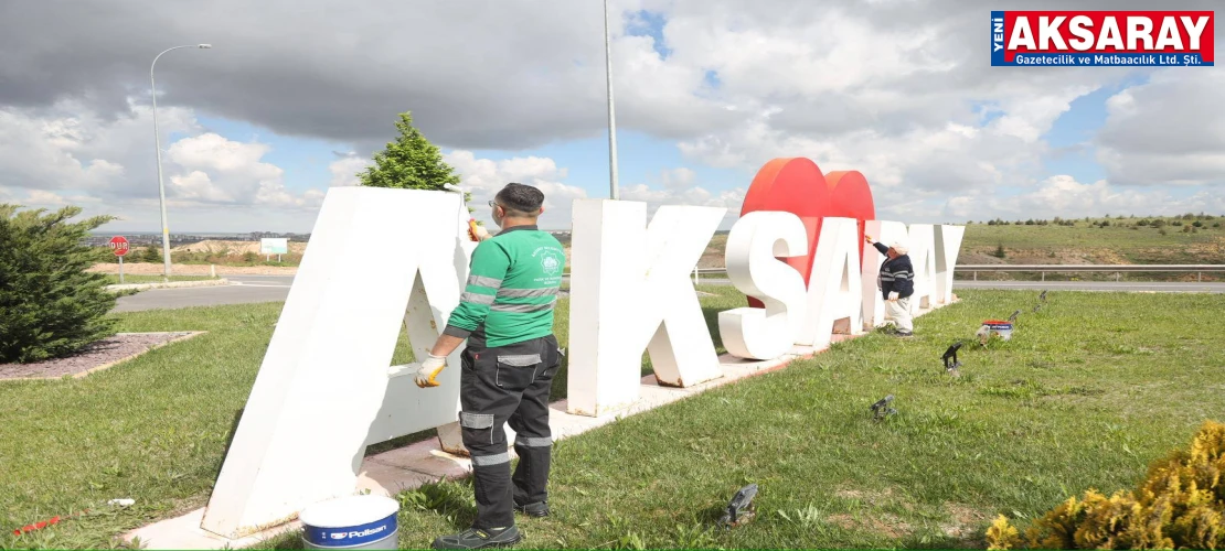 GİRİŞ KAPISINA ESTETİK DOKUNUŞ  Şehrin simgesi yenilendi