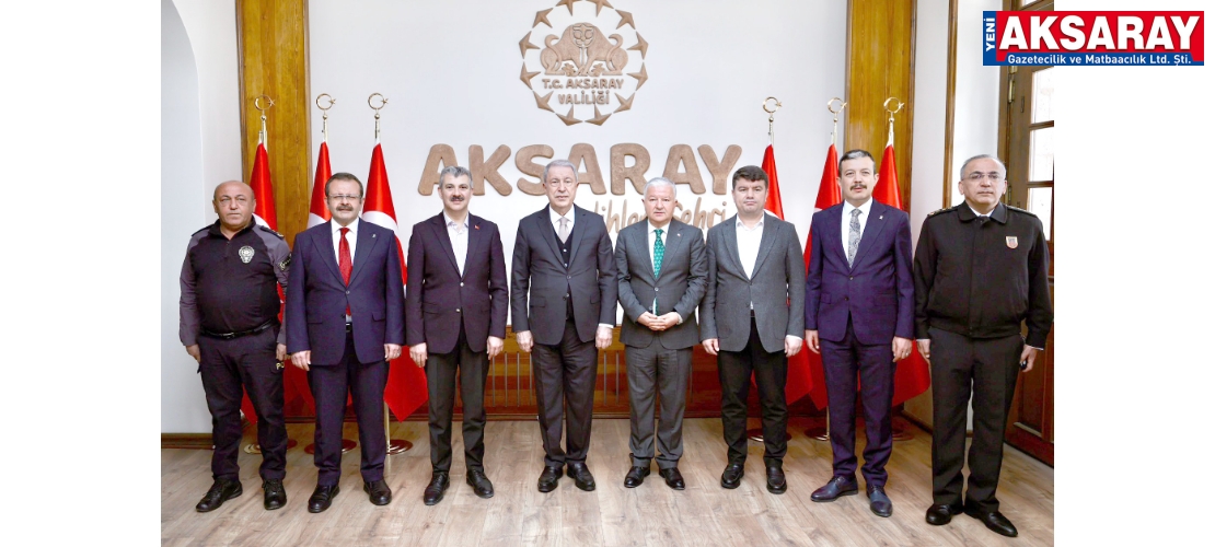 Hulusi Akar’dan Vali Murat Duru’ya Tebrik