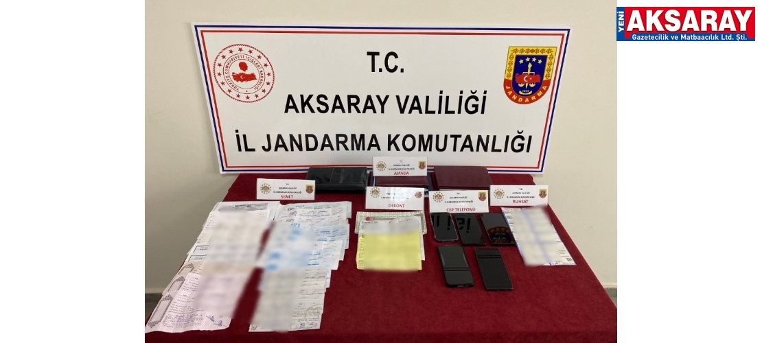 JANDARMADAN "KELEPÇE" OPERASYONU Tefeci şebekesine darbe