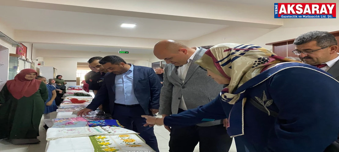 Ağaçören’de el emeği göz nuru sergisi