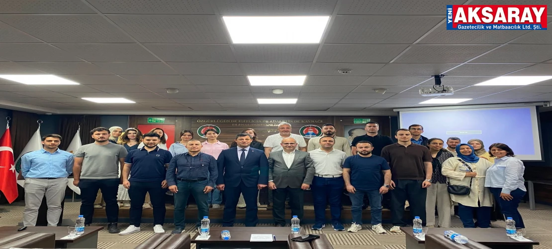 AKSARAY BAROSU’NDA MESLEK İÇİ EĞİTİM: Avukatlara "İnfaz Hukuku" Semineri verildi