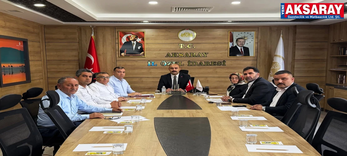 AKSARAY İL ÖZEL İDARESİ İl Encümeni gündem maddelerini karara bağladı