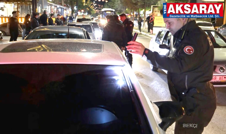 Aksaray polisinden şok uygulamalar