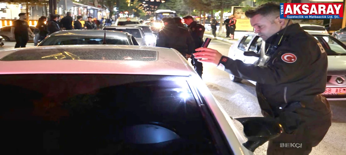 Aksaray polisinden şok uygulamalar