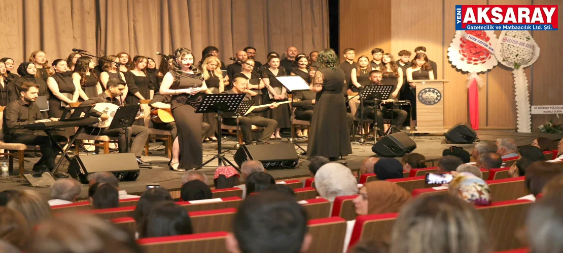 AKSARAY’DA KÜLTÜR SANAT RÜZGÂRI Maarif Halk Dansları ve Korosu izleyenleri büyüledi