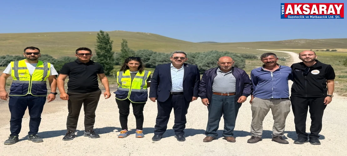 İki köyü ana karayoluna bağlayan güzergâhta asfalt çalışması başladı