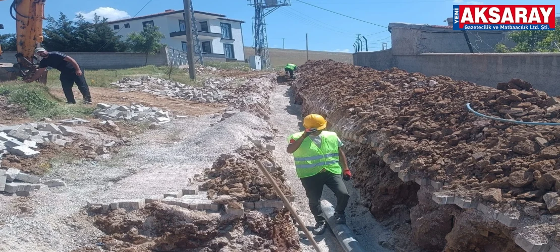 İL ÖZEL İDARESİ YATIRIMI Akmezar Köyü’nde 27 kilometrelik su hattı seferberliği