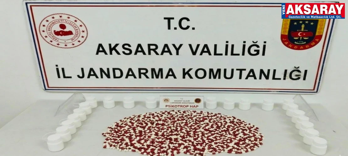 İzmir’den getirilen bin 64 adet hap ele geçti