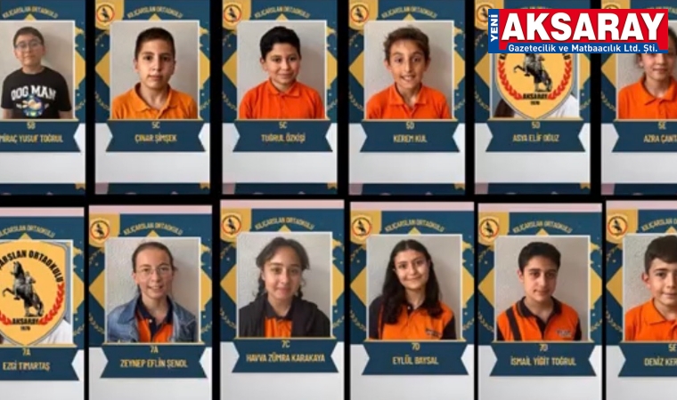 Kılıçarslan Ortaokulu’ndan 33 öğrenci bursluluk sınavını kazandı