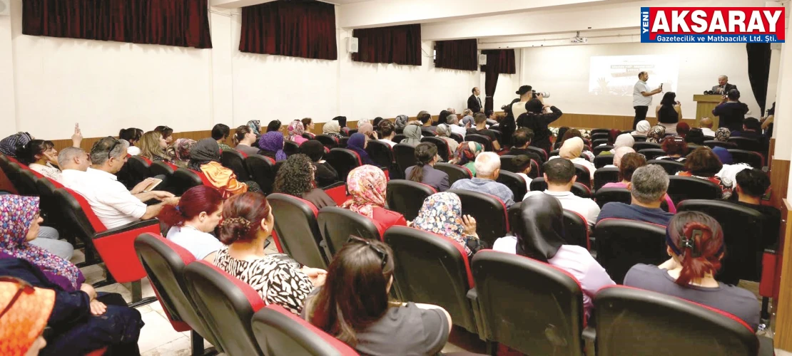 Okullarda velilere narkotik farkındalık eğitimi veriliyor