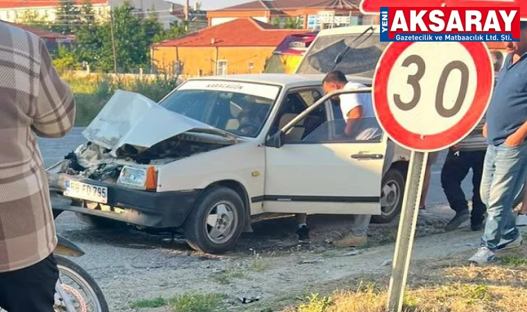 Ortaköy’de trafik kazası