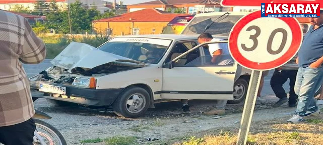Ortaköy’de trafik kazası