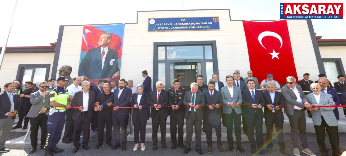 Otoyol Jandarma Komutanlığı hizmet binası açıldı
