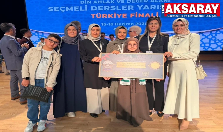 TUĞBA NAZ YILMAZ Kur’an-ı Kerim’i güzel okumada Türkiye ikincisi oldu