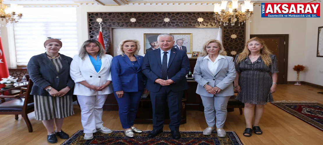Türk Kadınlar Konseyi Derneği Yönetimi valilikte ağırlandı