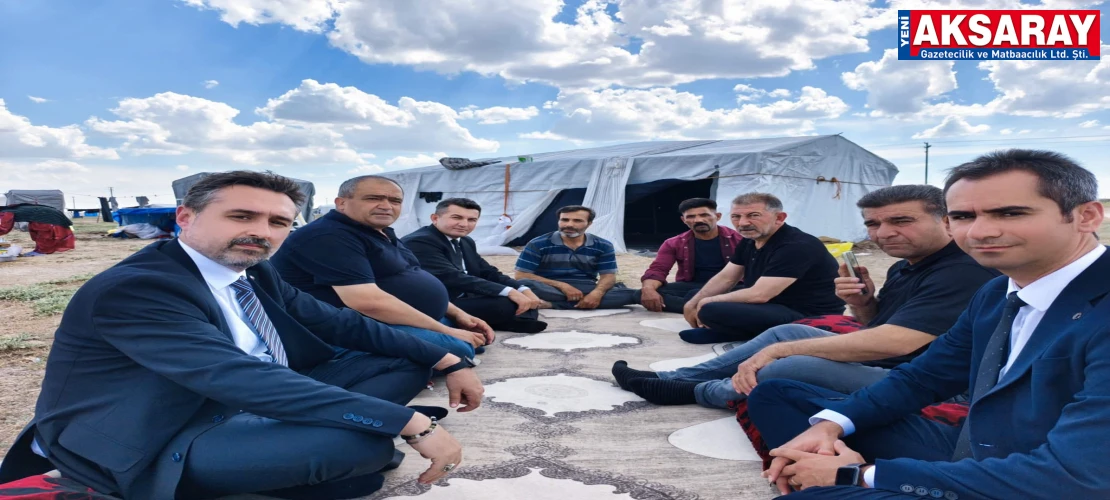 YEŞİLOVA’DA TARIM İŞÇİLERİ ZİYARET EDİLDİ Üretimin gizli kahramanları
