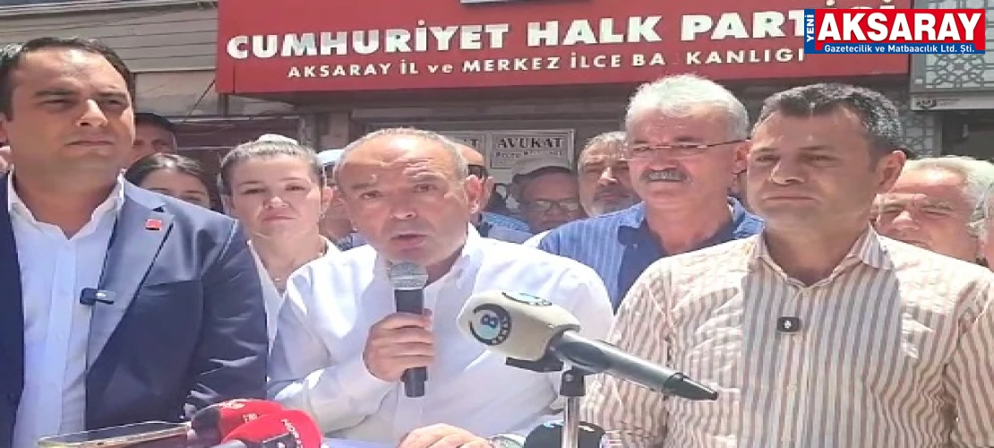 CHP İL YÖNETİMİ FESİH EDİLMİŞTİ. GENEL MERKEZE REST ÇEKTİLER Kararı tanımıyoruz