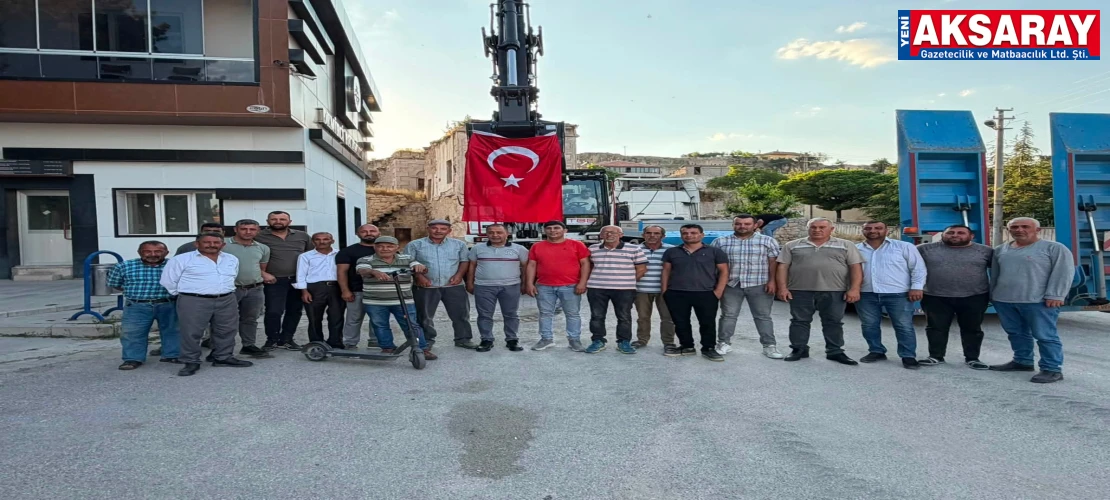 Demirci Kasabasına hibeli ekskavatör kazandırıldı