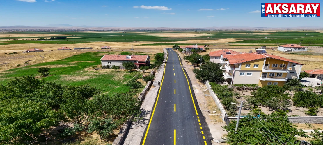Gaziemir köyü ve yeraltı şehri yolunda asfalt çalışmaları tamamlandı