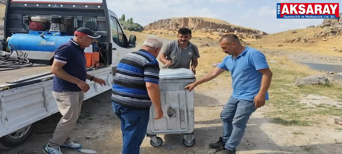 HEDEF TEMİZ BİR ÇEVRE Mamasın Barajı’na çöp konteynerleri yerleştirildi