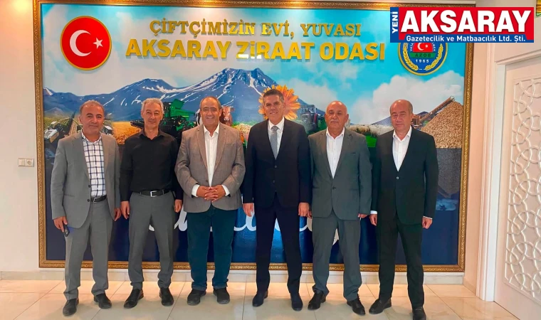 İlçe ve Belde Belediye Başkanlarından Ziraat Odasına ziyaret