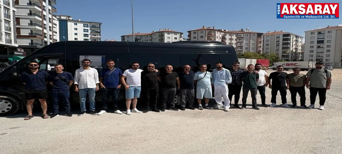 İşçiler eğitim için Ankara’ya uğurlandı