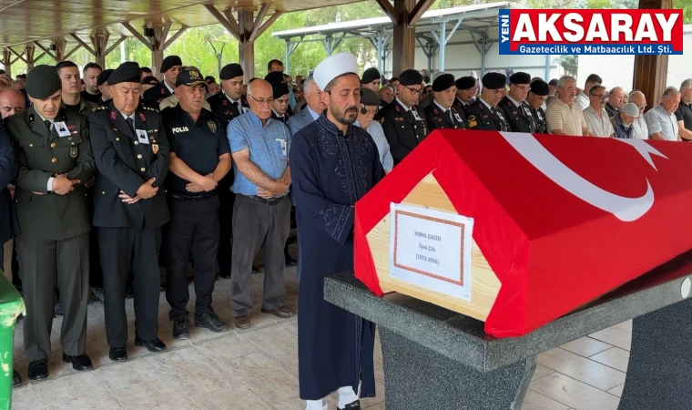 Kıbrıs Gazisi son yolculuğuna uğurlandı