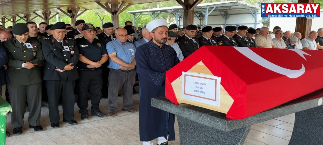 Kıbrıs Gazisi son yolculuğuna uğurlandı