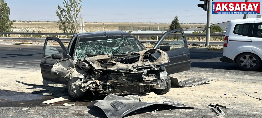  Otomobil vince arkadan çarptı: 3 YARALI