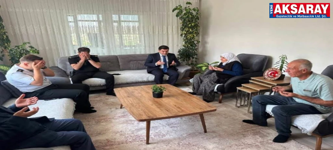 Şehitlerin ailelerine yıldönümü ziyareti