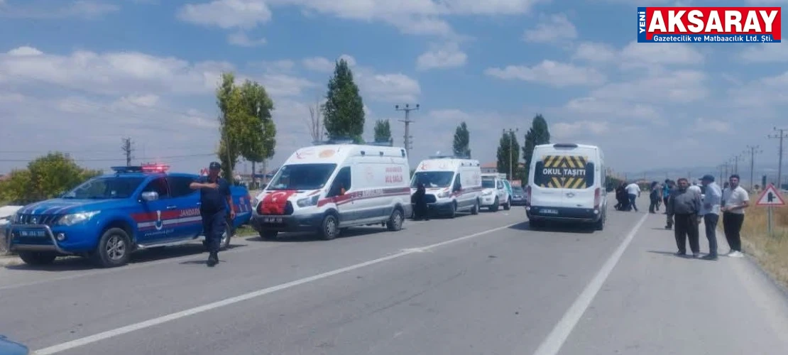 Şiddetli çarpışmada 6 kişi yaralandı
