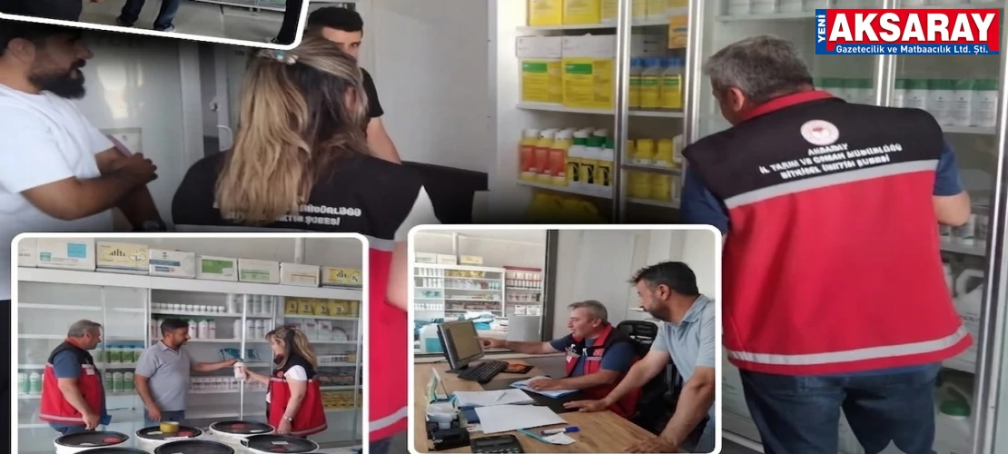 Tarımsal ilaç bayileri denetlendi