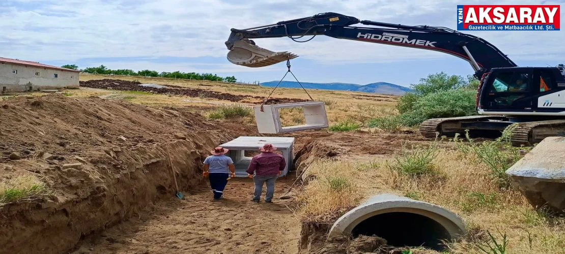 17 Köyde menfez çalışmaları tamamlandı