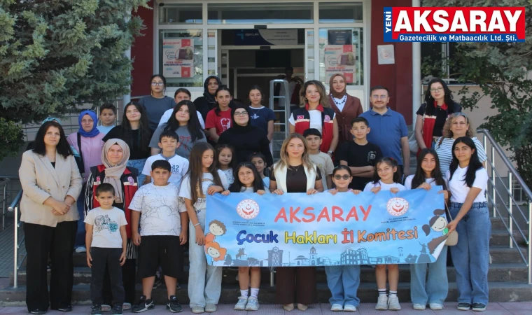 Aksaray Çocuk Hakları Komitesi Atık Toplama ve Ayırma Tesisini inceledi