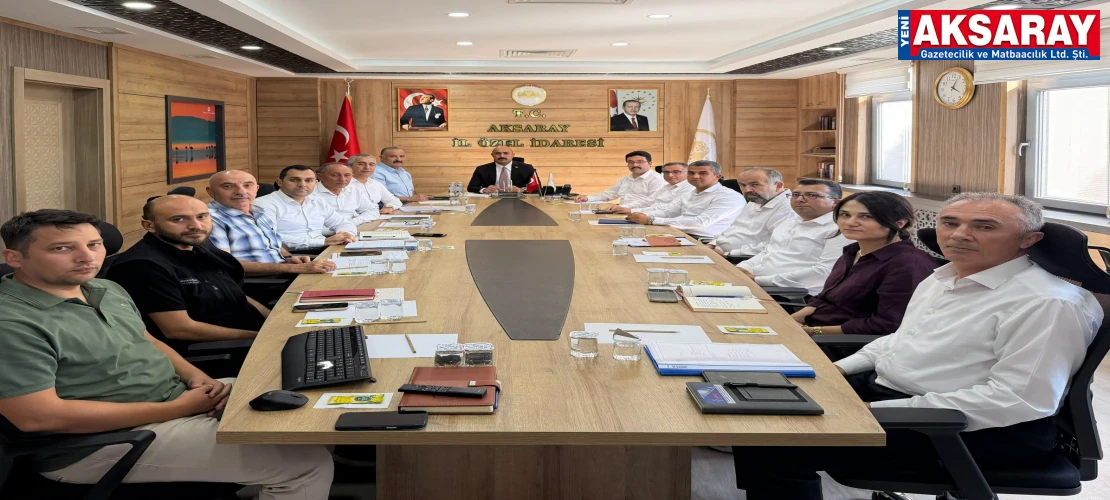 AKSARAY İL ÖZEL İDARESİ  2027 Yılı Bütçe Taslağı ve Yatırımlar değerlendiriliyor