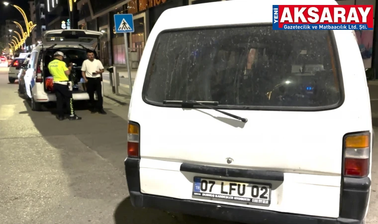 Alkollü sürücünün ehliyetine el kondu