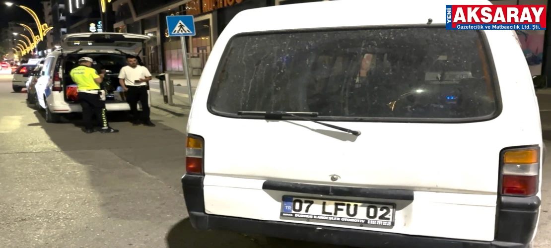 Alkollü sürücünün ehliyetine el kondu