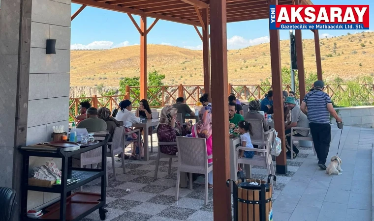 Ihlara Vadibaşı Sosyal Tesisleri’nde lezzet molası