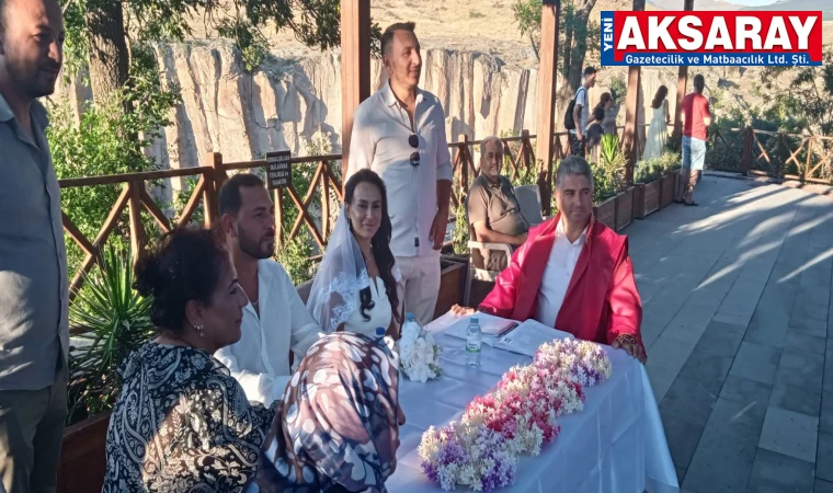 Ihlara Vadisi manzaralı "Evet!"