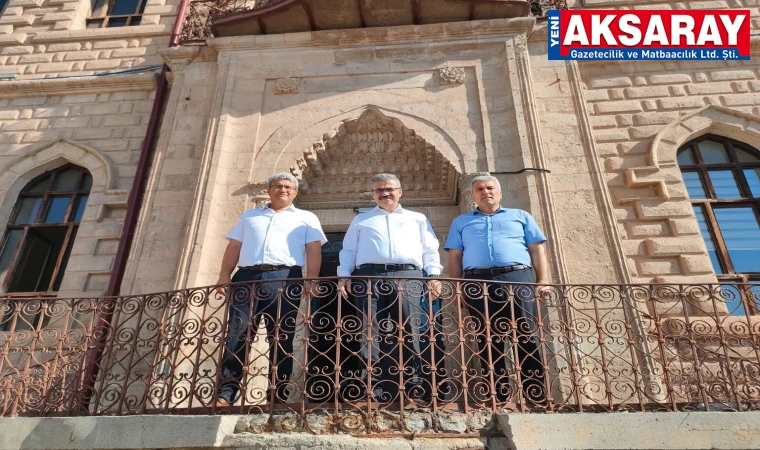 İl Millî Eğitim Müdürü tarihî Aksaray Lisesi binasını gezdi
