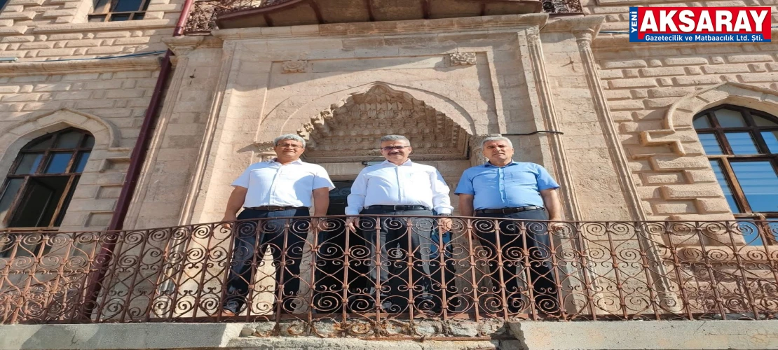 İl Millî Eğitim Müdürü tarihî Aksaray Lisesi binasını gezdi