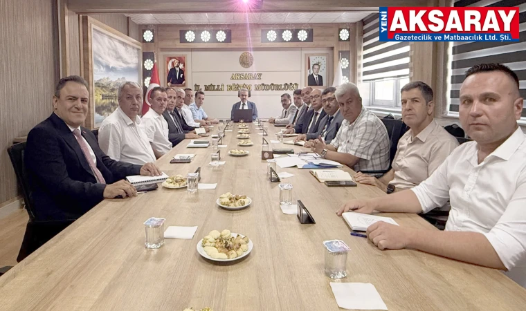İlçe Müdürleri ile eğitimi değerlendirdiler