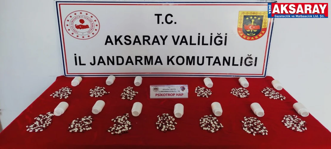 JANDARMADAN UYUŞTURUCU OPERASYONU 728 Adet Sentetik Ecza Ele Geçirildi