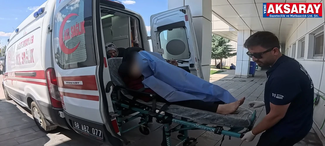 Kavgada bahçesinde oturan kadın yaralandı