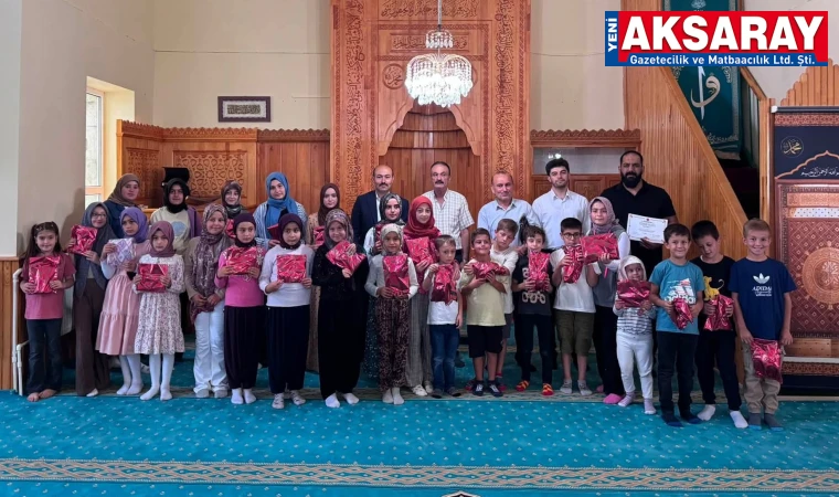 Kaymakam Yaz Kur’an Kursu kapanış programına katıldı