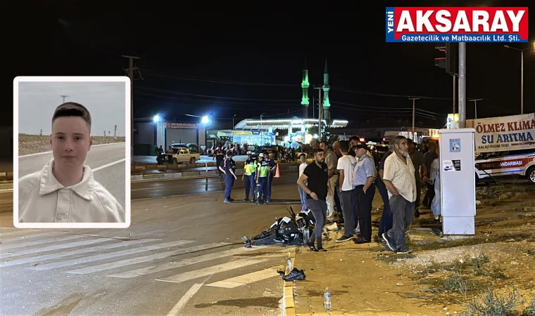 OTOMOBİL İLE ÇARPIŞTI  Motosikletli çocuk hayatını kaybetti